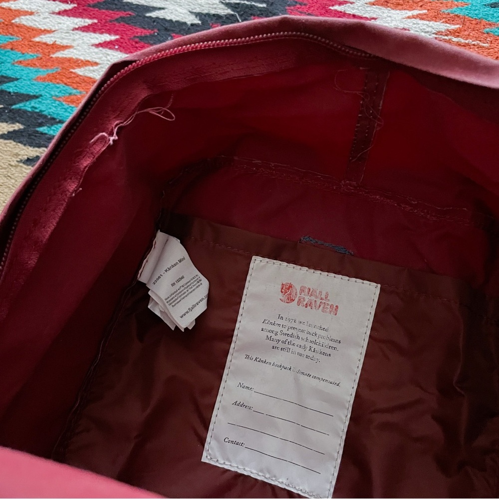 Mini Fjallraven Kanken Backpack - Picture 4 of 4